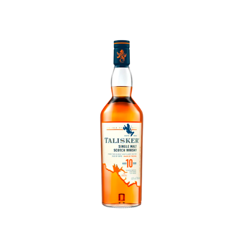 Talisker 10 Years Old Single Malt Scotch Whisky  70 cl.