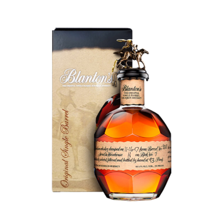 Bouteille vide Blanton’s Original Single Barrel – avec bouchon cheval