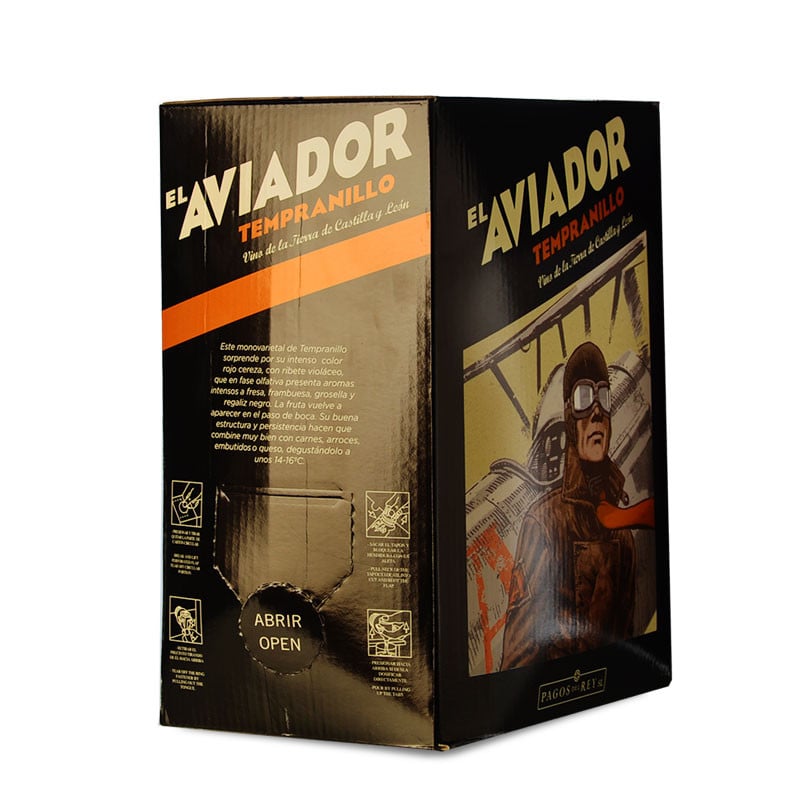 El Aviador Tempranillo Bag in Box 5 Litres