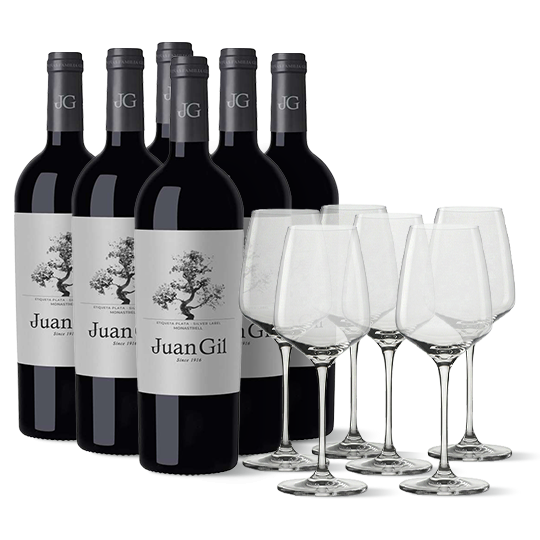 6 bouteilles Juan Gil...