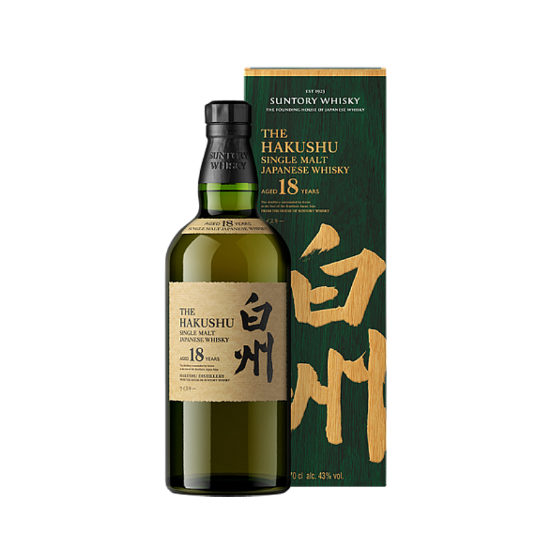 Hakushu 18 Anns Japanese Single Malt Whisky  70 cl.