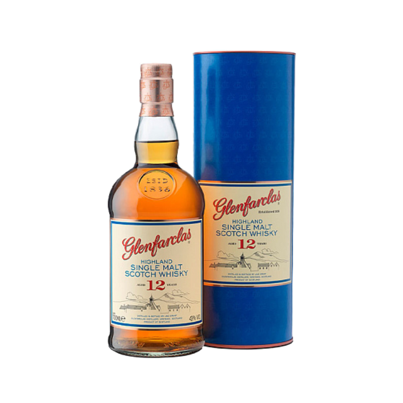 Glenfarclas 12 Anns Single Malt Scotch Whisky  70 cl.