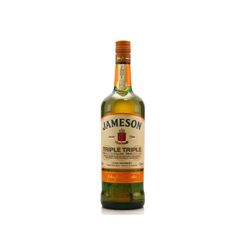 Jameson Triple Triple Irish Whiskey  1 Litre