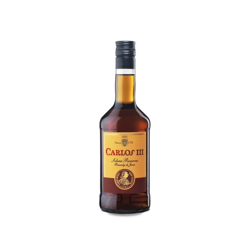 Brandy Carlos III Solera Reserva  70 cl.