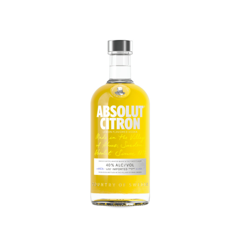 Absolut Citron Vodka 1 Litre