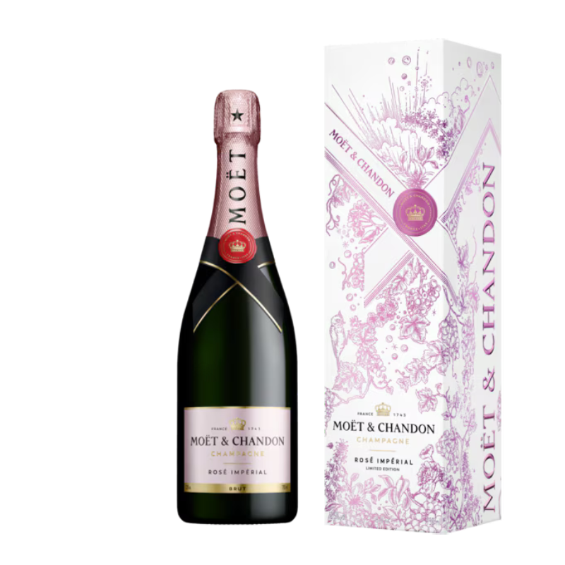 Étui 1 bouteille Moët & Chandon Imperial Brut Rosé Cadeau