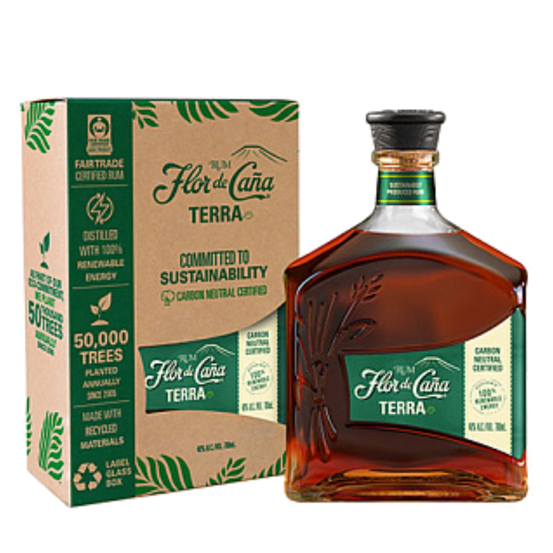 Flor de Caña 15 años Terra 70 cl 70 cl.