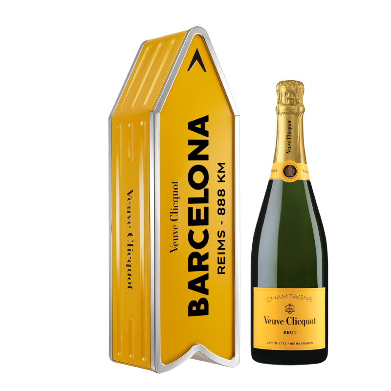 Étui Veuve Clicquot Arrow Barcelona Cadeau