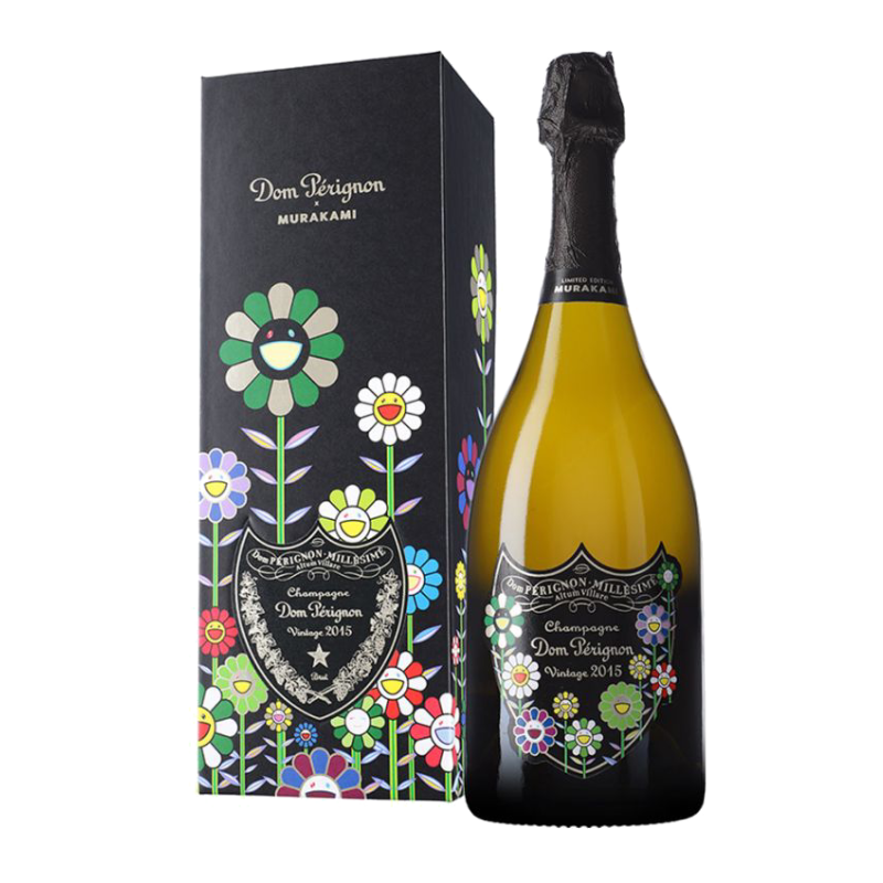 Estuche 1 botella Dom Pérignon Rosé Takashi Murakami Limited Edition Vintage 2015